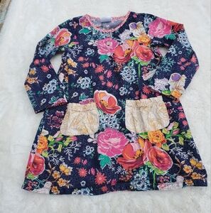 Emerald August Pink Ruffled Tiered Sundress Casual Size 5T